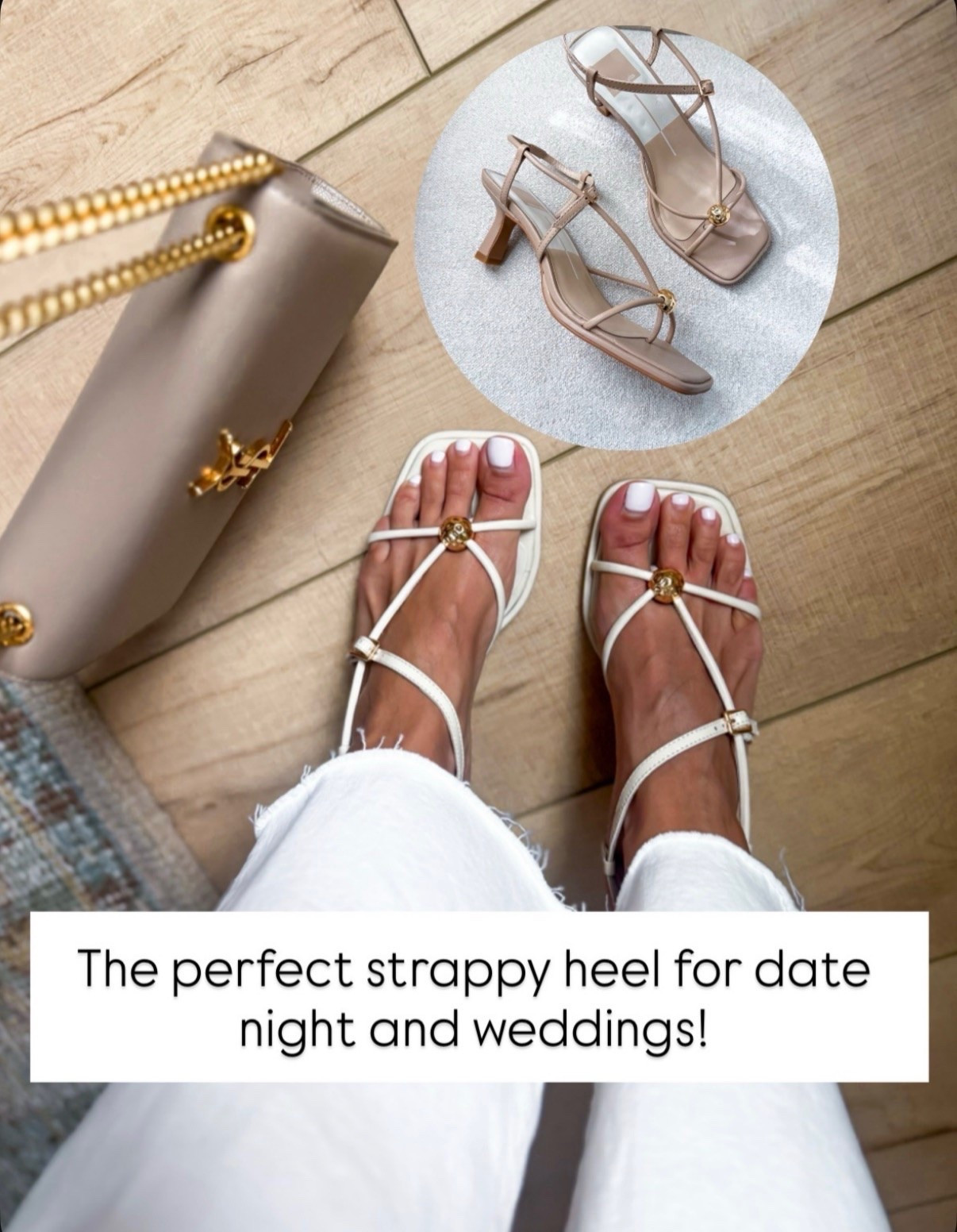 The perfect strappy heel for weddings and date nights! TTS for me. Spring outfits. Wedding guest outfits. Spring wedding guest. Date night outfits.

#LTKootd #LTKWedding #LTKgrwm