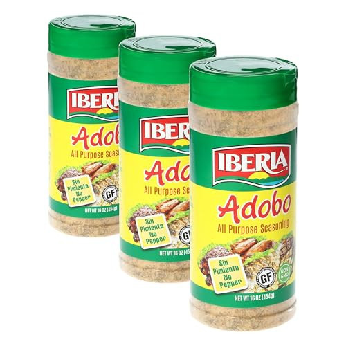 Iberia Adobo All Purpose Seasoning, Without Pepper, 16 oz (Pack of 3) | Amazon (US)