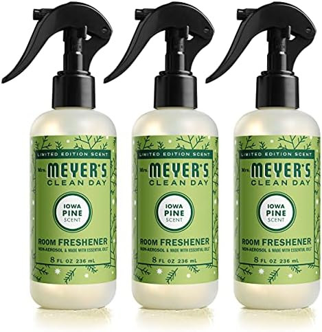 Mrs. Meyer's Room and Air Freshener Spray, Non-Aerosol Spray Bottle Infused with Essential Oils, ... | Amazon (US)