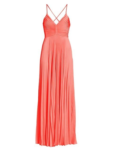Aries Pleated Gown | Saks Fifth Avenue