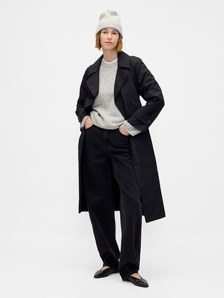 CashSoft Cable-Knit Crewneck Sweater | Gap (US)