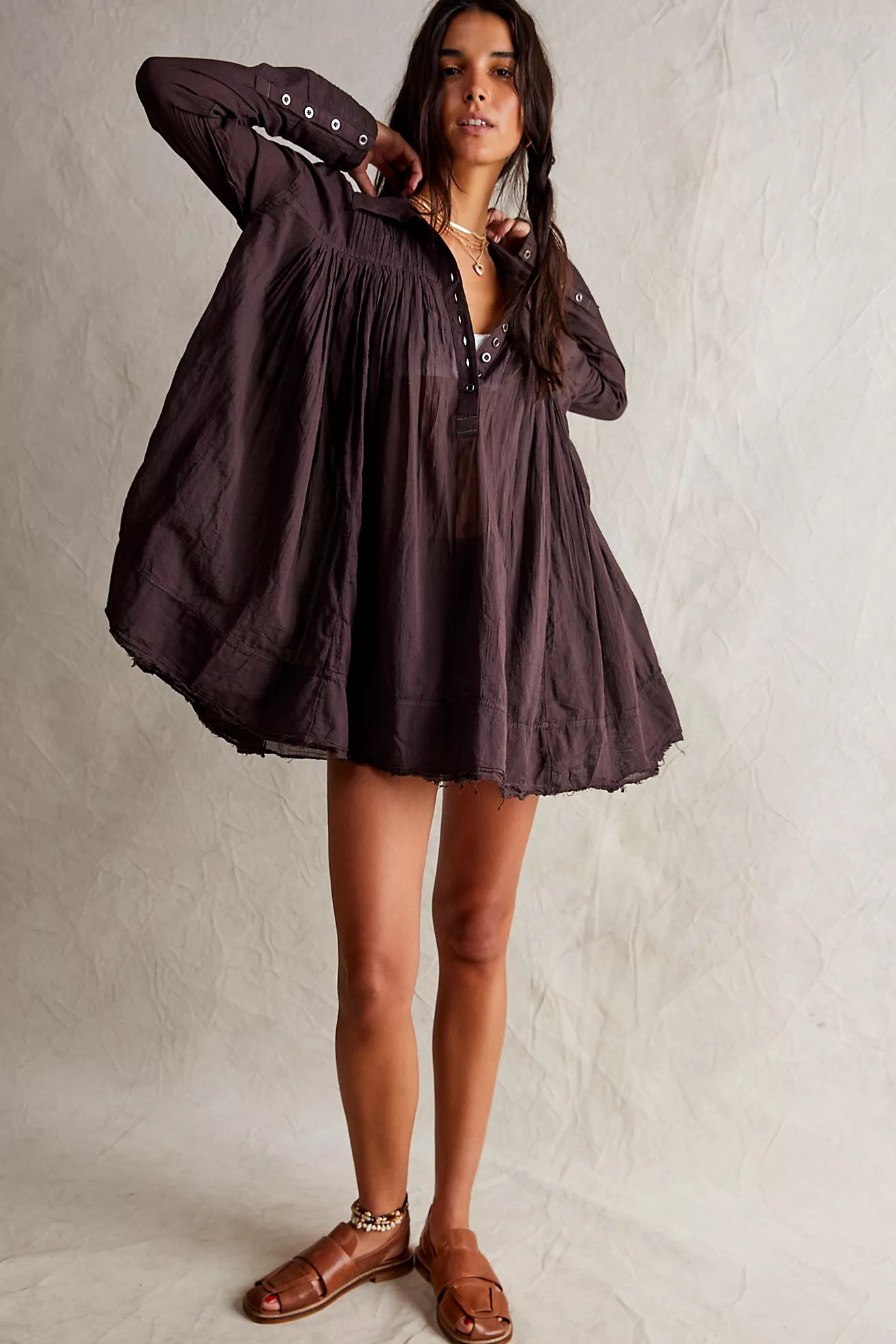 We The Free Sheer Swing Shirt | Free People (Global - UK&FR Excluded)