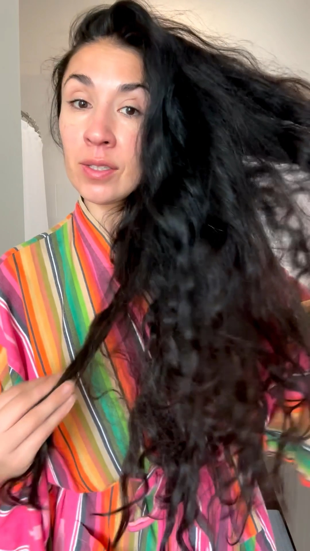 I am not a hair content creator.
My hair is feral.
This took 30 minutes, which for my hair is a win. 🏆 
My blowout era may be coming to an end.

#LTKOver40 #LTKdayinmylife #LTKBeauty