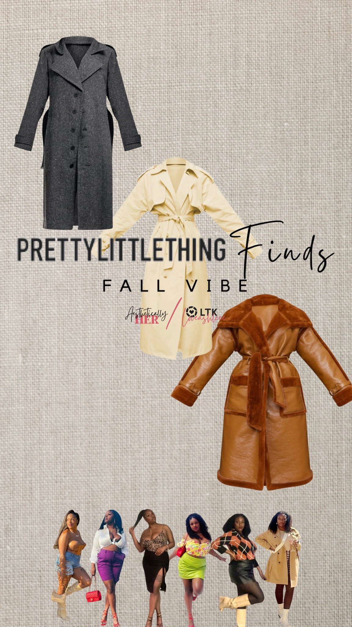 Cozy up this fall with the chicest coats & outerwear from Pretty Little Thing 🍂✨ All 50-80% off, starting at just $16! Don’t miss out on these must-have steals! Shop my faves now! #FallFashion #LTKSale #PrettyLittleThing #OuterwearObsessed #trenchcoat #peacoat #browncoat #furcoat #tancoat

#LTKFindsUnder50 #LTKSeasonal #LTKFallSale