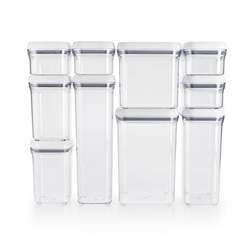 OXO Good Grips 10-Piece Airtight Food Storage POP Container Value Set | Amazon (US)
