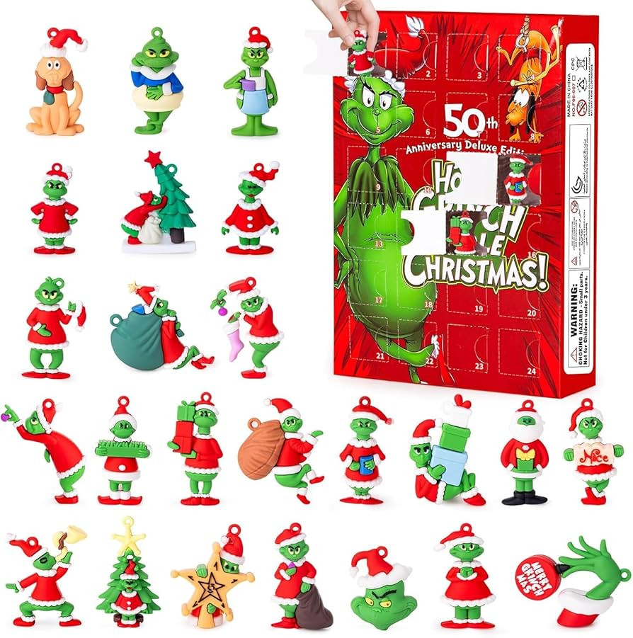 Christmas Advent Calendar 2025, 24 Day Countdown Calendar with 24 Pcs Doll Collectible for Kids A... | Amazon (US)