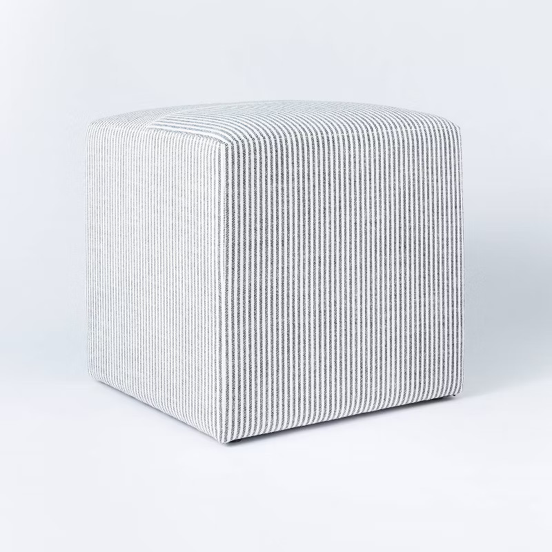 Lynwood Square Upholstered Cube - Threshold™ designed with Studio McGee | Target