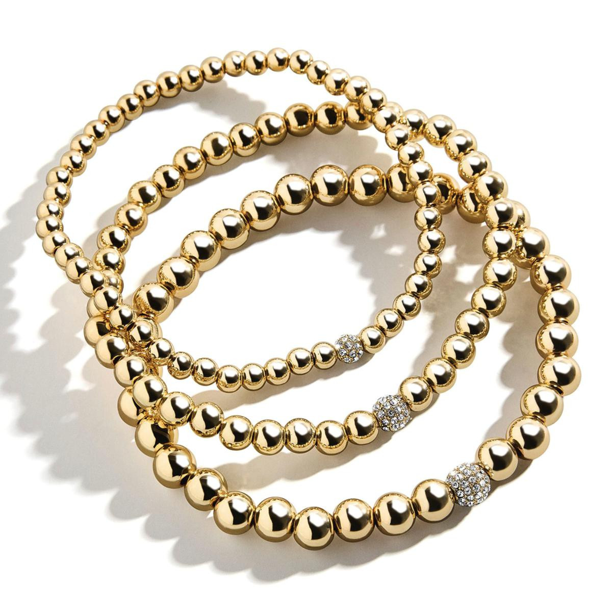 BAUBLEBAR Pisa 3-piece Beaded Stretch Bracelet Set | HSN