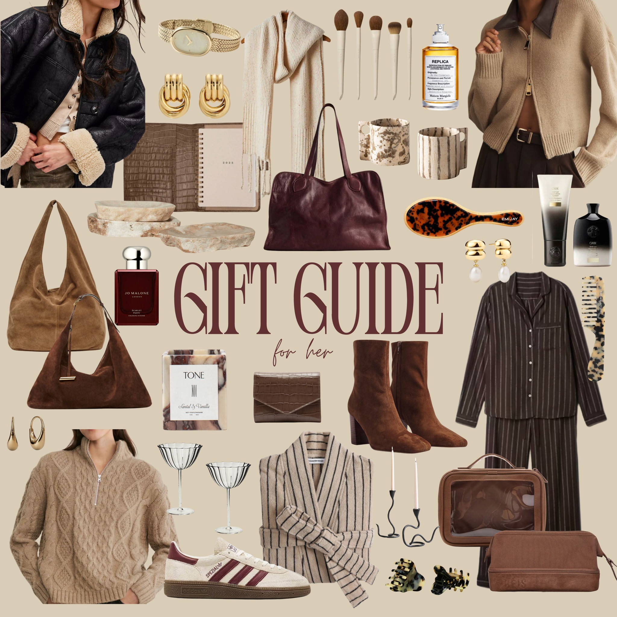 Gift Guide for Her. 

clothing, accessories, winter coat, boots, home decor, jewelry, accessories, winter clothes, shoes, travel accessories 

#LTKGiftGuide