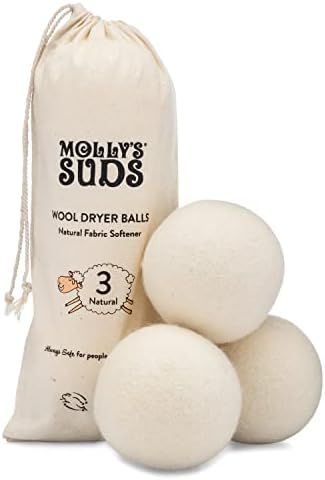 Molly's Suds 100% Wool Dryer Balls - 9.04 oz - 3 ct | Amazon (US)