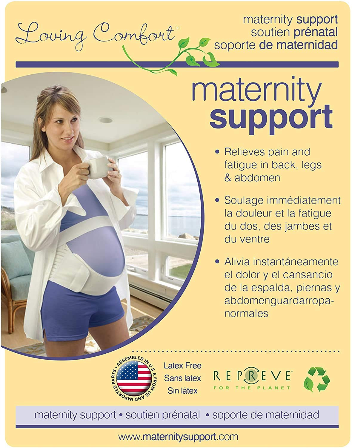 The"Original" Maternity Support Belt - by Loving Comfort - Provides Comfort and Relief Throughout... | Amazon (US)