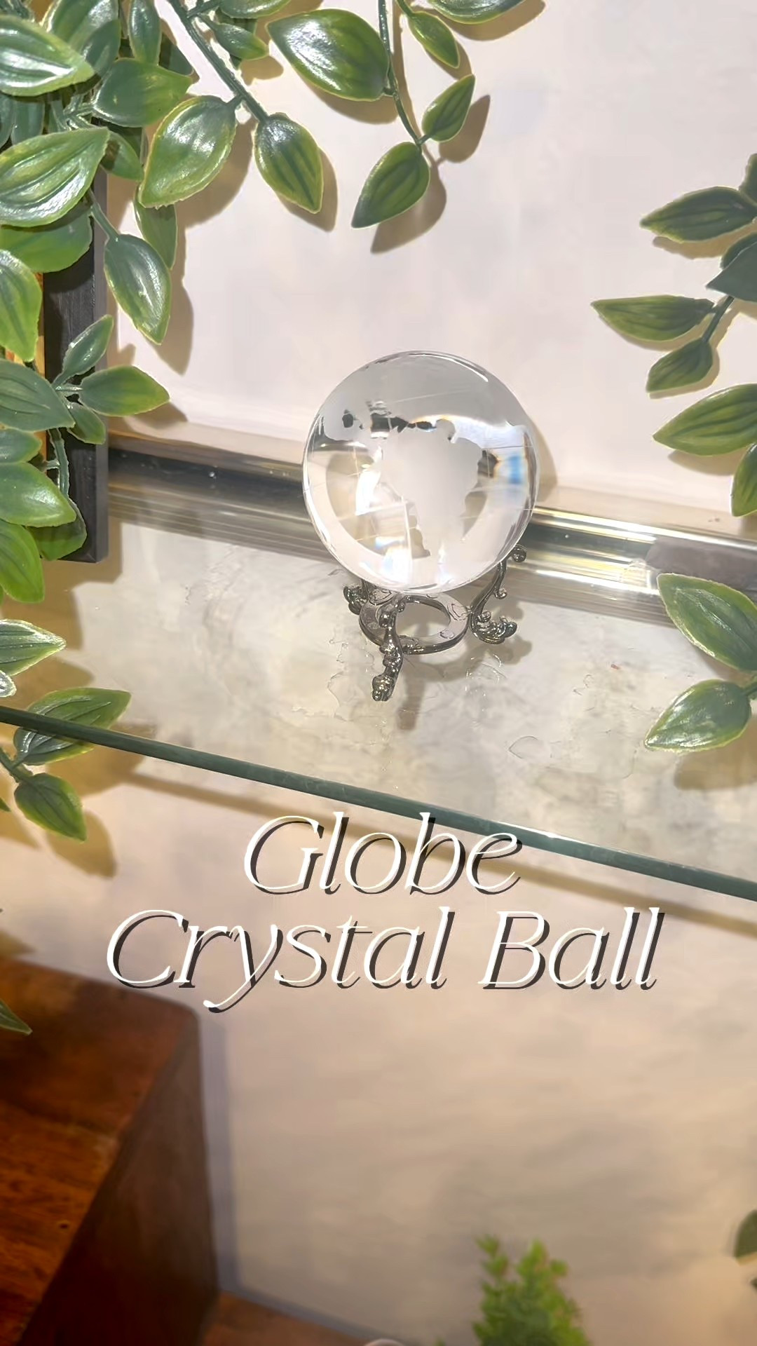 This crystal ball etched with the globe is so cute!🌎

#LTKHome #LTKOver40