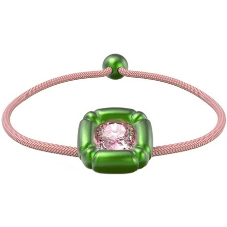 Swarovski 5613643 Women s Dulcis Pink Cushion Cut Crystal Bracelet | Walmart (US)