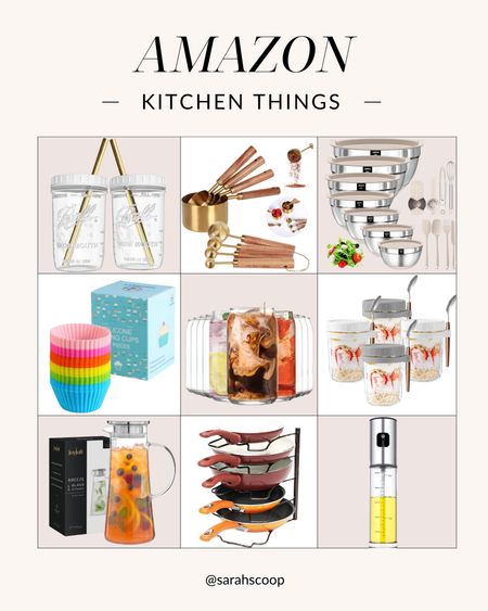 Kitchen essentials for your home. These finds make great gifts for cooking or baking lovers.

Amazon home finds//amazon kitchen finds//baking finds//cooking finds

#LTKGiftGuide