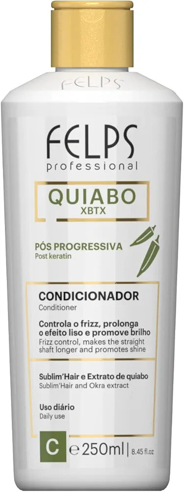 Felps Quiabo Xbtx Pós Progressiva Condicionador 250Ml, Felps Professionnel | Amazon (BR)