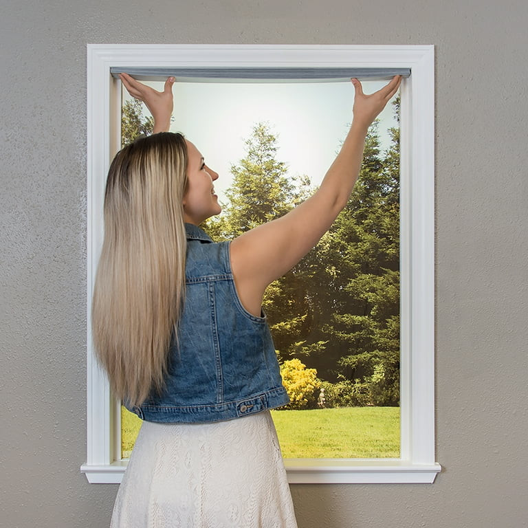 Redi Shade Cordless Gray Paper Room Darkening Pleated Shade, 1.5" x 36" | Walmart (US)