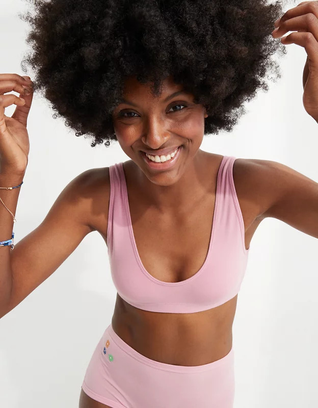 Aerie Cotton Scoop Bralette | American Eagle Outfitters (US & CA)