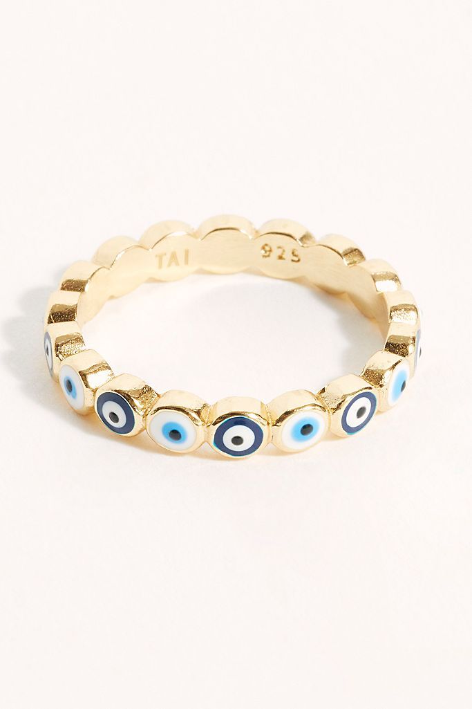 Tai Evil Enamel Eye Ring | Free People (Global - UK&FR Excluded)