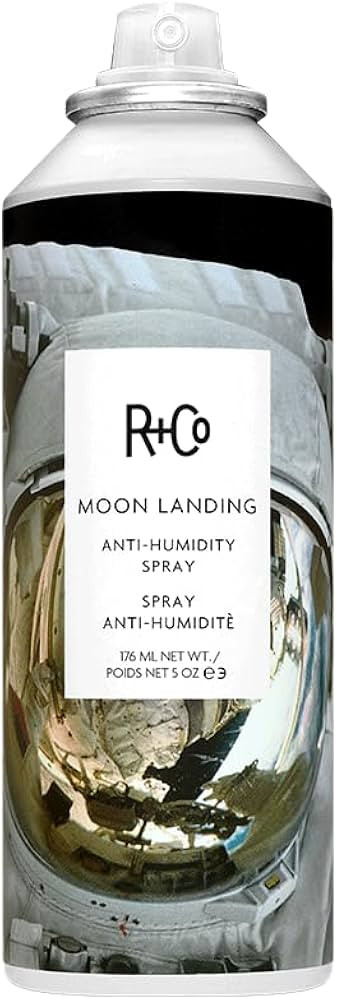 R+Co Moon Landing Anti-Humidity Spray | Calms Frizz, Repels Moisture & Tames Flyaways, Adds Satin Finish, Vegan + Cruelty-Free | Amazon (US)