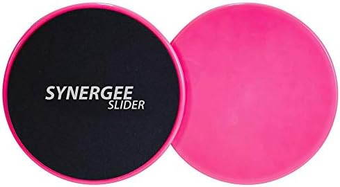 Synergee Core Sliders. Dual Sided Use on Carpet or Hardwood Floors. Abdominal Exercise Equipment | Amazon (US)