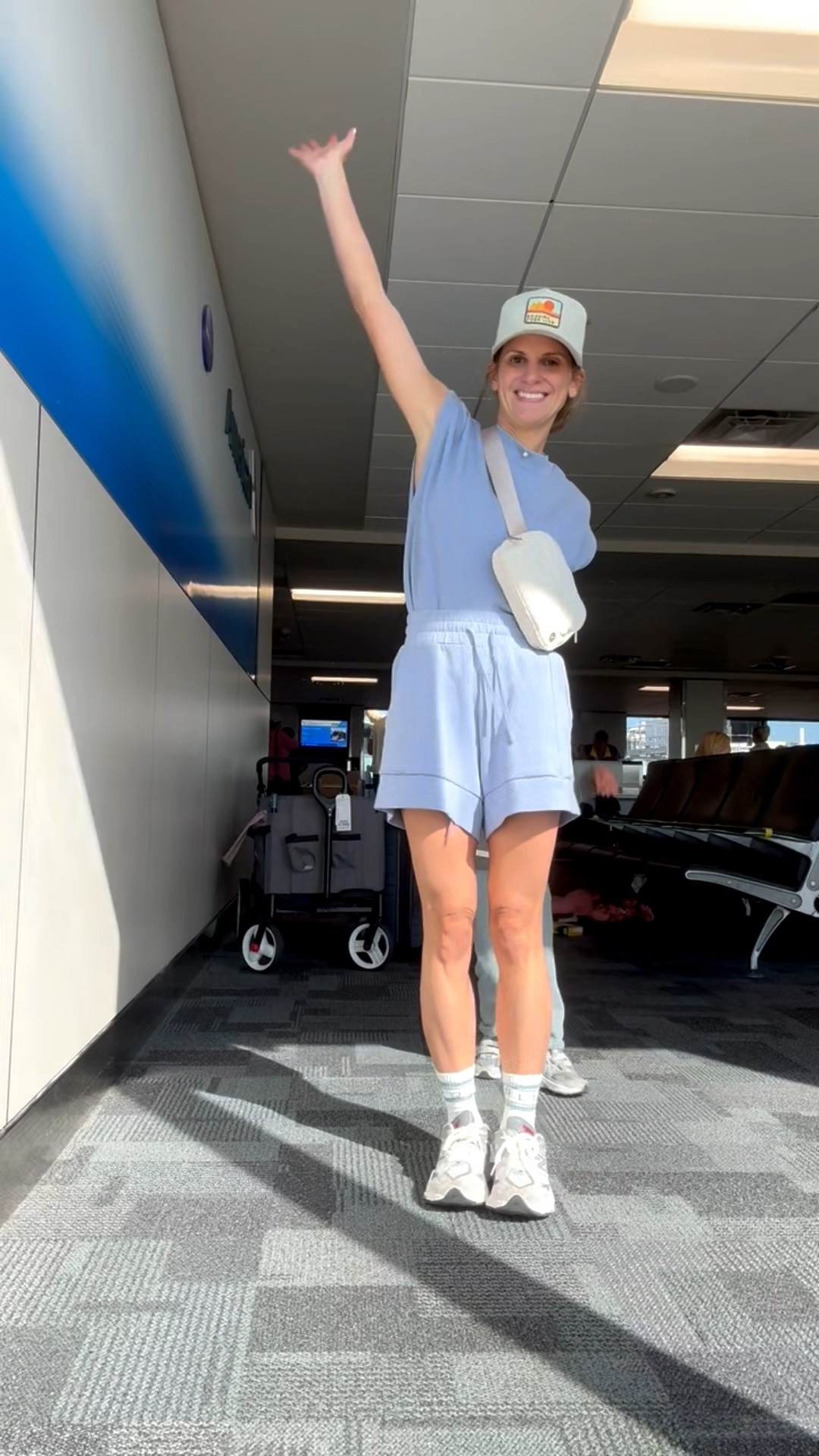 Varley blue set - wearing xs in both 