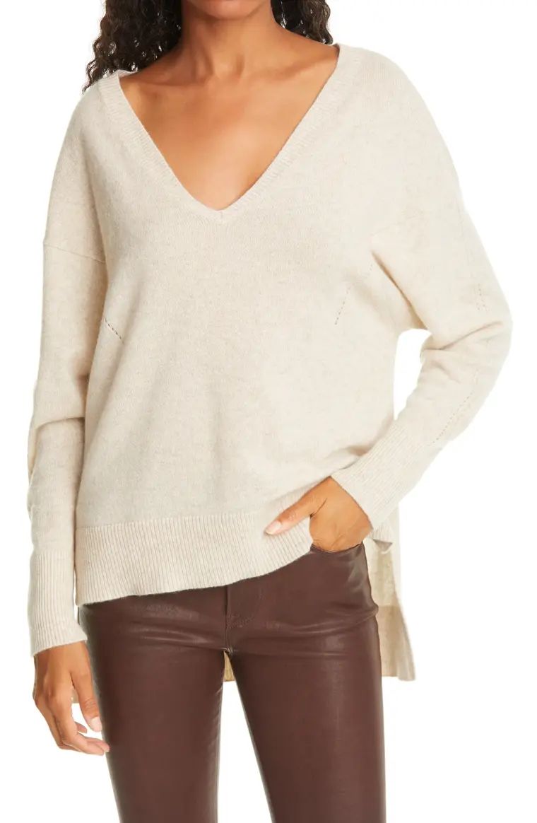 Recycled Cashmere & Wool High/Low Sweater | Nordstrom