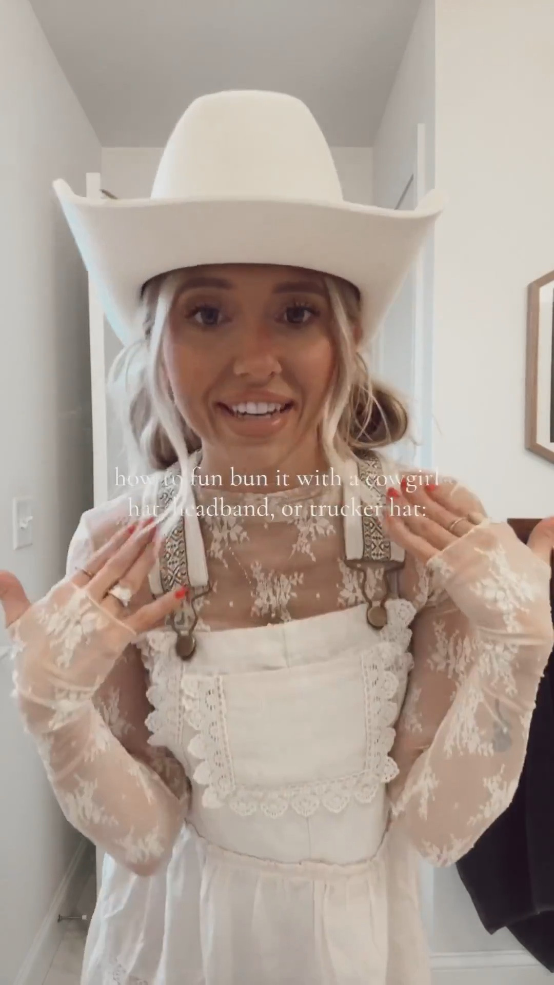 My overall dress from my hairstyling how to vidoe is on sale! 

how I’m styling my hair for work today as a hairstylist | how to style a cowgirl hat | my hat is 50% ! Snag one of these cutie felt hats for winter from @premonitiongoods 🙌🏻#LTKStyleTip


#LTKCyberWeek #LTKvlog #LTKHoliday