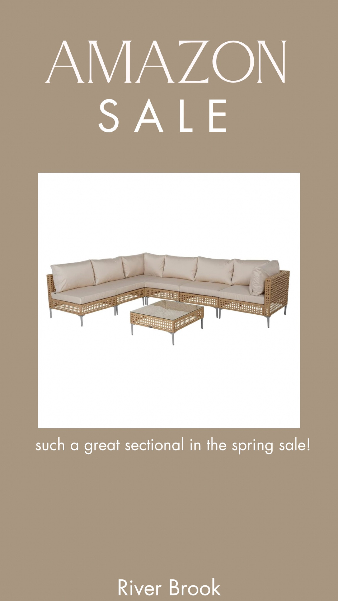 Amazon spring sale sectional!

#LTKhome #LTKsalealert