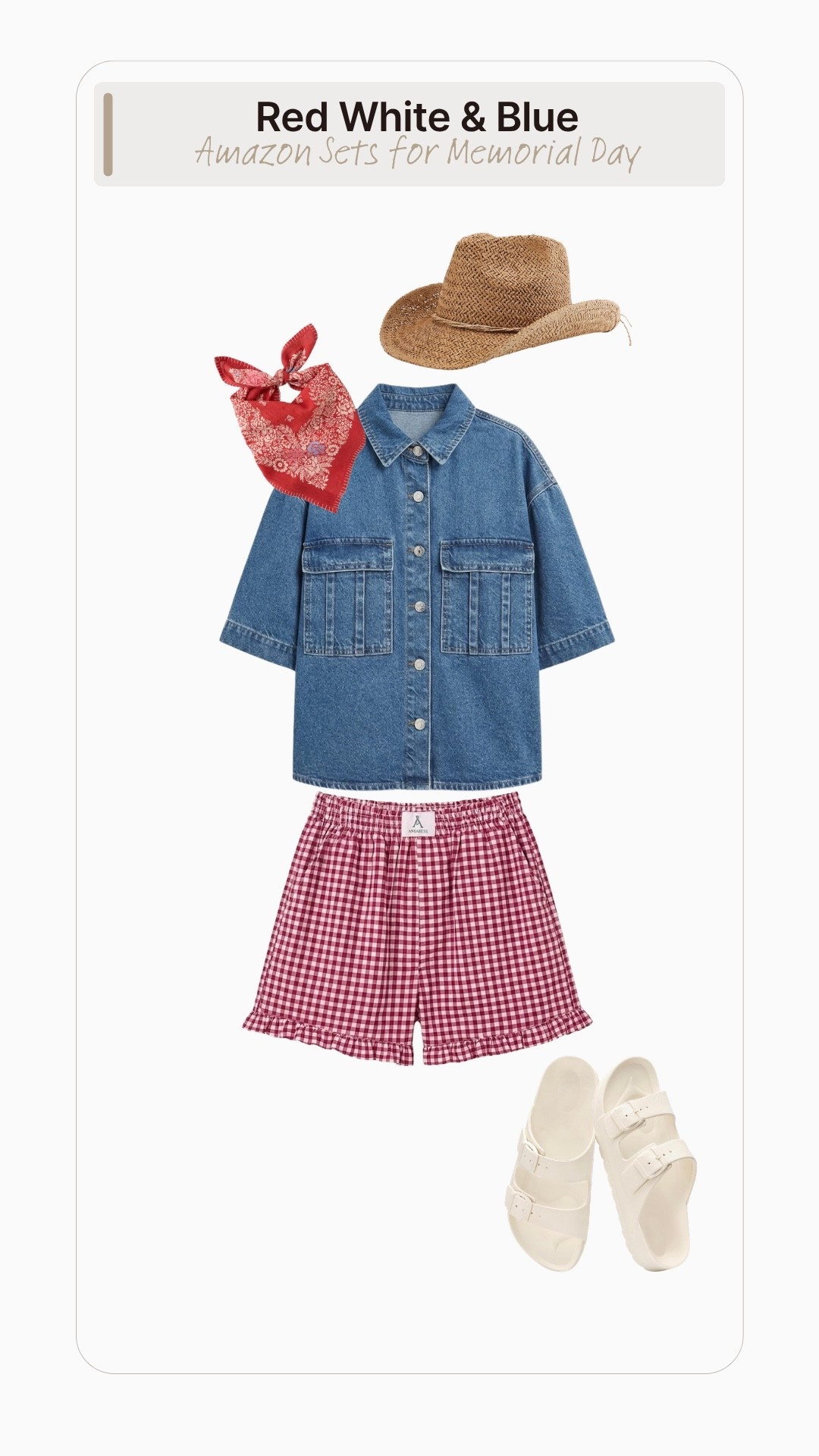 Amazon only Memorial Day outfit inspiration

#LTKootd #LTKSeasonal #LTKSaleAlert