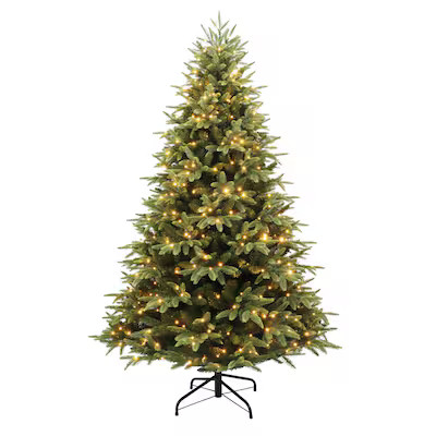 Holiday Living 7.5-ft Parque Pre-lit Artificial Christmas Tree with Color Changing LED Lights Low... | Lowe's