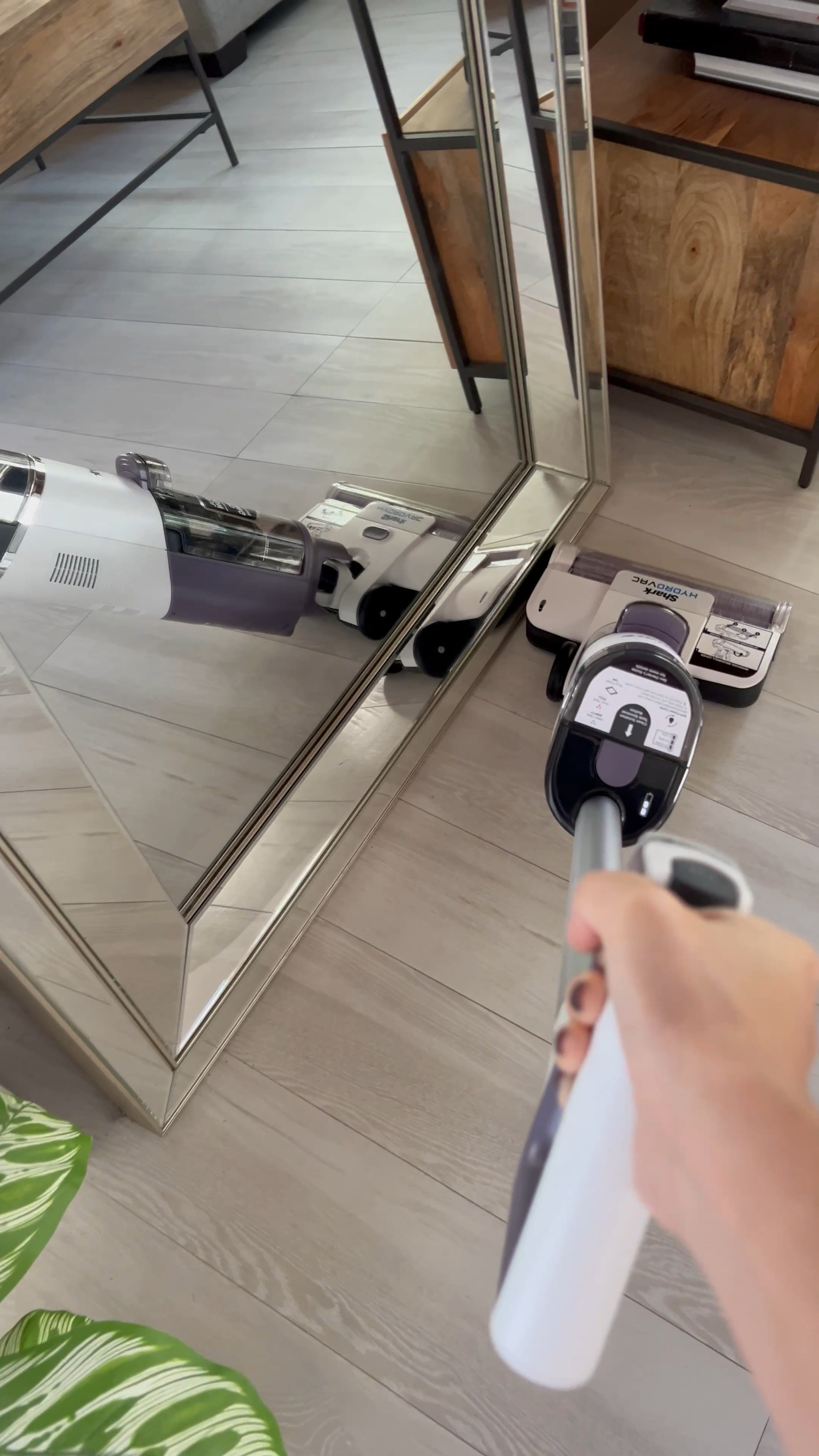 Ok…I never thought I was going to be so happy with a vacuum cleaner. I think I am obsessed!!😳🤣🤣!! It mops and vacuums at the same time and it just glides across the floor and doesn't leave a ton of moisture but just the right amount to mop and have my floors gleaming. Now you can get it at a lower price at Walmart. 