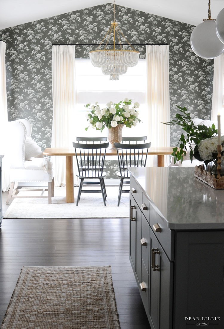 Dining area with green floral wallpaper…

#LTKSaleAlert #LTKHome #LTKSeasonal