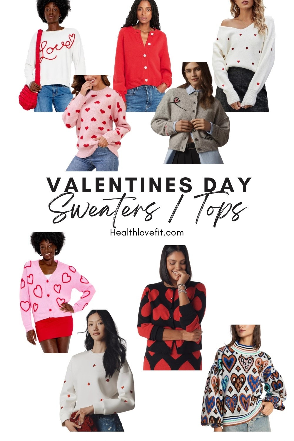 When it comes to the seasonal holidays like Valentine’s Day, I like it subtle and cutesy. I picked ones with smaller hearts, or with love stitched on it. But I also included some more bolder picks for the girlies who like it brighter. I picked different price points for the sweaters. They’re easy to go with things you already own! I personally love the orange red cardigan sweater with the white bottoms (top middle). Also 2 of them are over $100.. hehe but they’re super cute!

Tags: valentines outfit women, Valentine’s Day outfit, valentines outfit, vday outfit, heart cardigan, heart sweater, Valentine’s Day cardigan, Valentine’s Day sweater

#LTKFindsUnder100 

#LTKValentine #LTKSeasonal #LTKootd