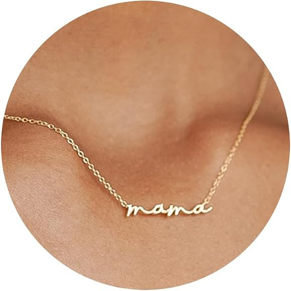 Freekiss Gold Pendant Necklace for Women, Dainty Diamond Necklaces for Women Simple 14K Gold Plat... | Amazon (US)