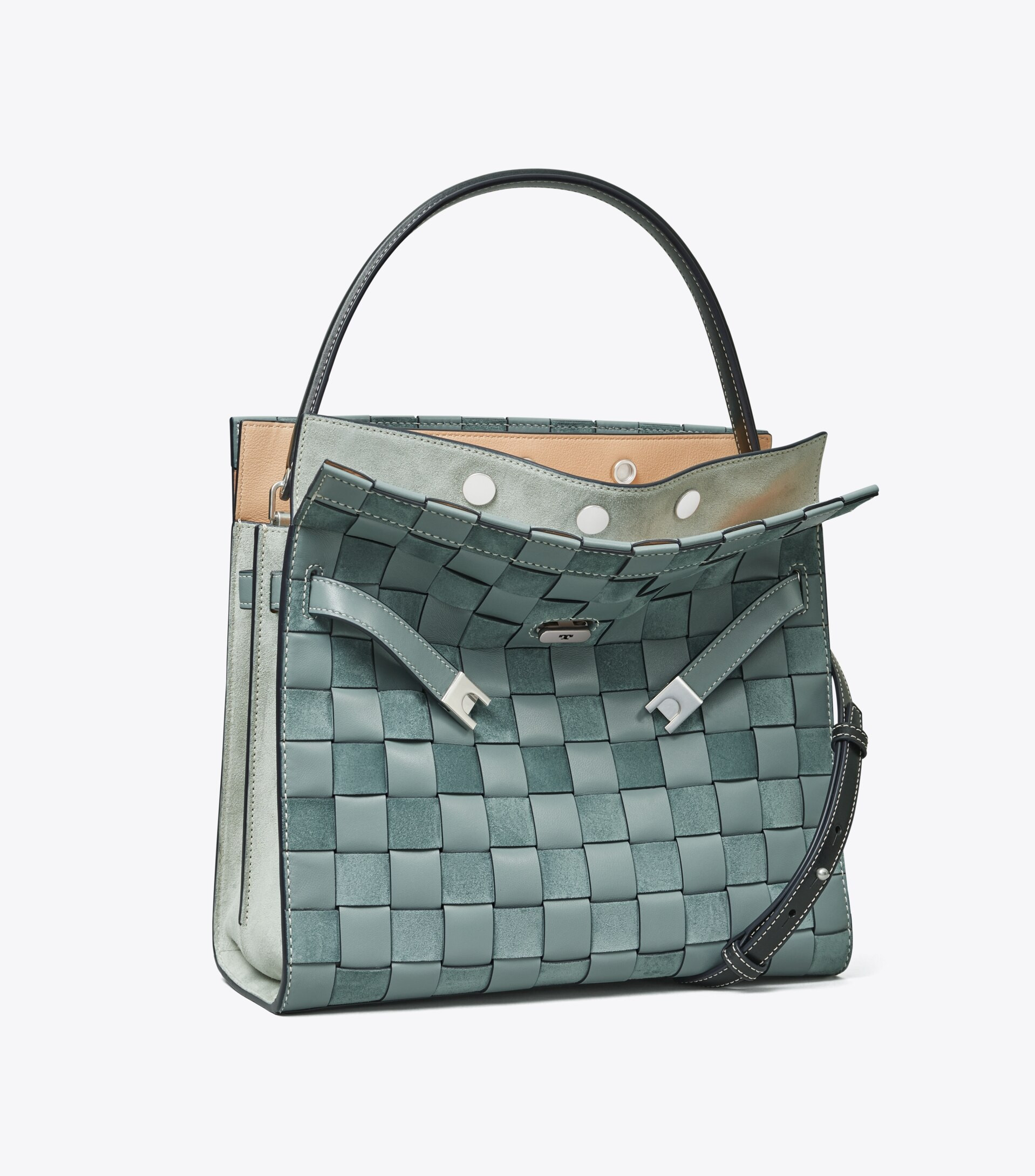 Lee Radziwill Woven Double Bag | Tory Burch (US)