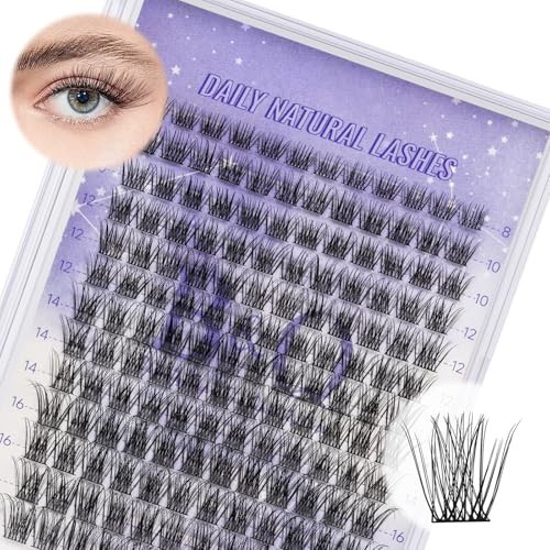 Lash Clusters Natural Cluster Eyelash Extensions 156 PCS Eyelash Clusters C Curl Z01 Individual Lashes for Beginners 8-18mm Cluster Lashes Superfine Band Eyelash Extension（Z01-C-8-18mix） | Amazon (US)