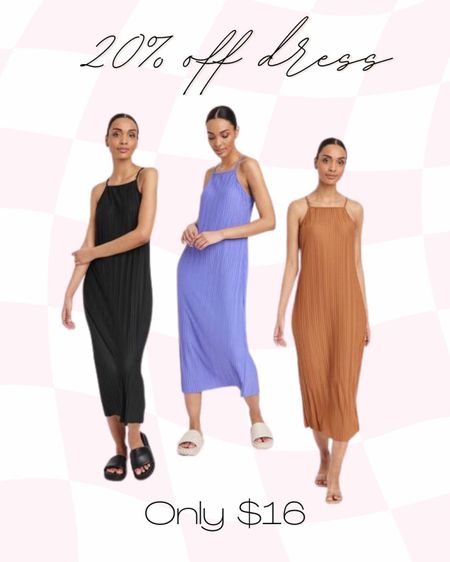 Women's Sleeveless Plisse Dress - A New Day. Currently 20% off making it only $16 

Dress, dress sale, Target sale 

#LTKstyletip #LTKhome #LTKsalealert