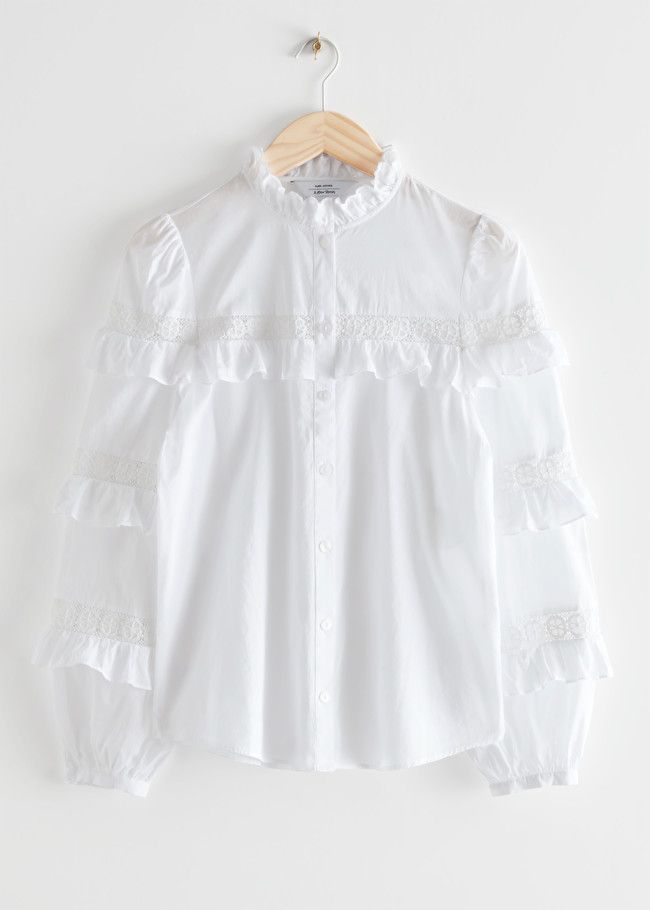 Ruffle Embroidery Blouse | & Other Stories (EU + UK)