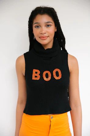 BOO CROPPED TURTLENECK | Judith March