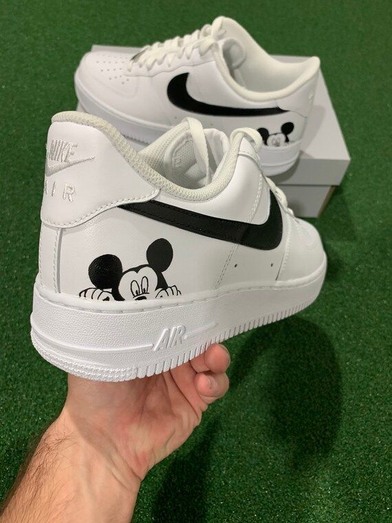 Nike Air Force 1 Mickey Mouse | Etsy | Etsy (US)