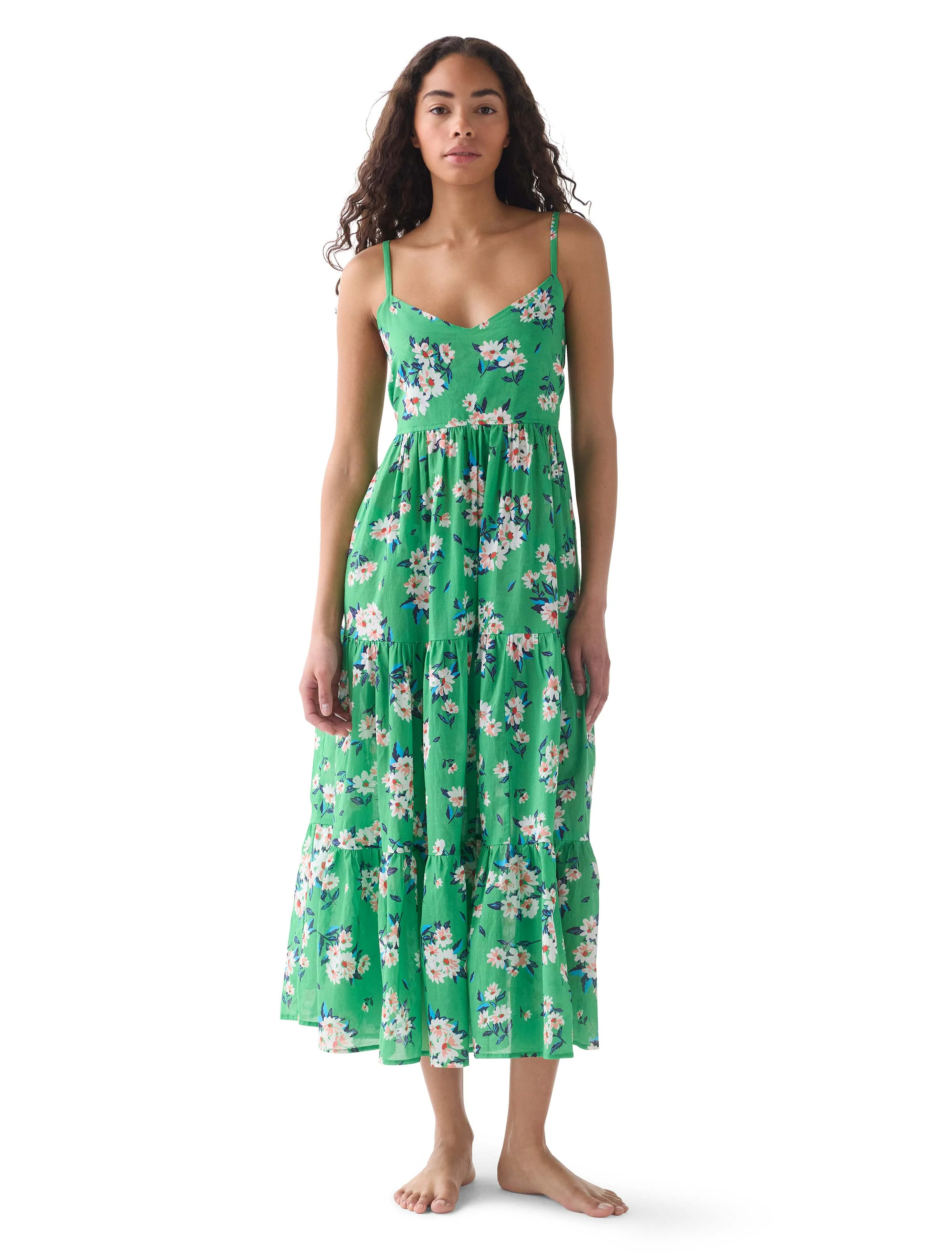 kate spade new york Tiered Cover Up Dress - Spring Daisies | Beach2Ocean