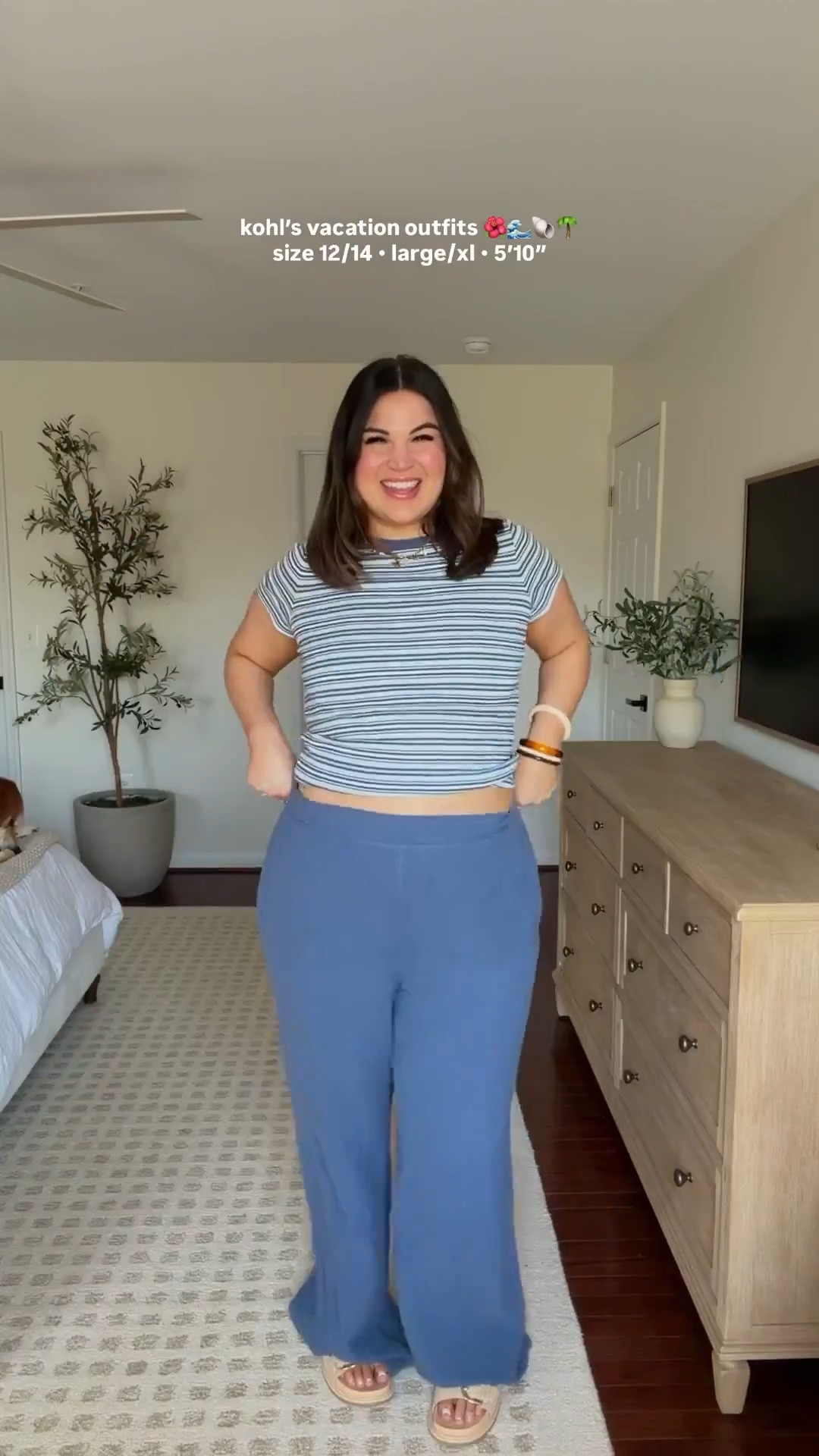 Midsize vacation outfits from @Kohl's  Striped tee- size XL
Blue pants- size XL long
Mini skirt- size XL
Yellow top - size XL
Stripe Dress- large 
Stripe swimsuit - XL
Terry shorts- size XL
Terry cardigan- size XL
Bikini top- size XL
Tee- size XL


#kohlspartner #kohlsfinds

#LTKMidsize #LTKSeasonal #LTKTall