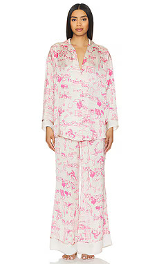 Free People x Intimately FP Dreamy Days Pajama Set in Tea Combo from Revolve.com | Revolve Clothing (Global)