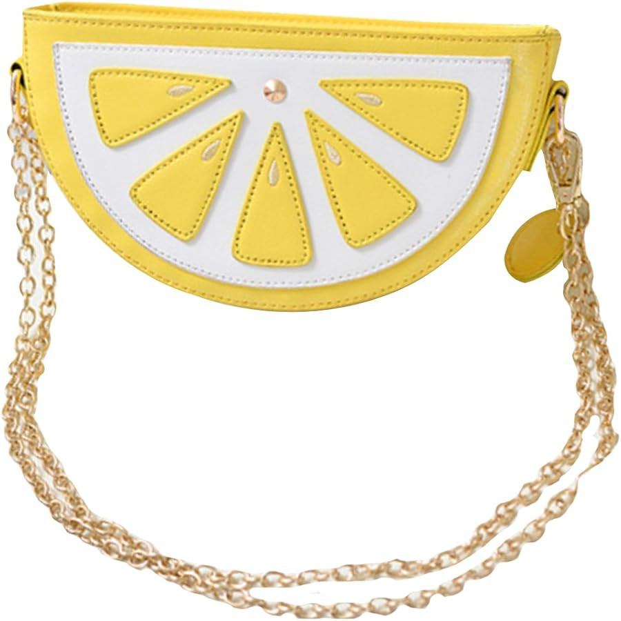 Goclothod Handbag Cute Fruit Crossbody Bag Weave Summer Beach Shoulder Bag | Amazon (US)