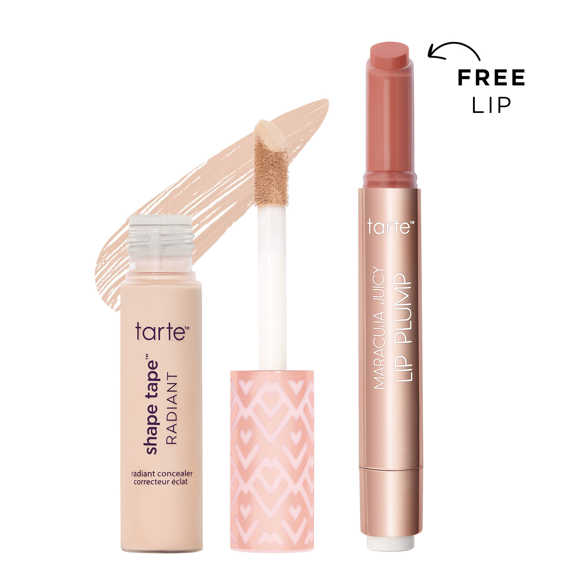 tarte award winners shape tape™ radiant concealer & maracuja juicy lip gloss set | tarte cosmetics (Global)