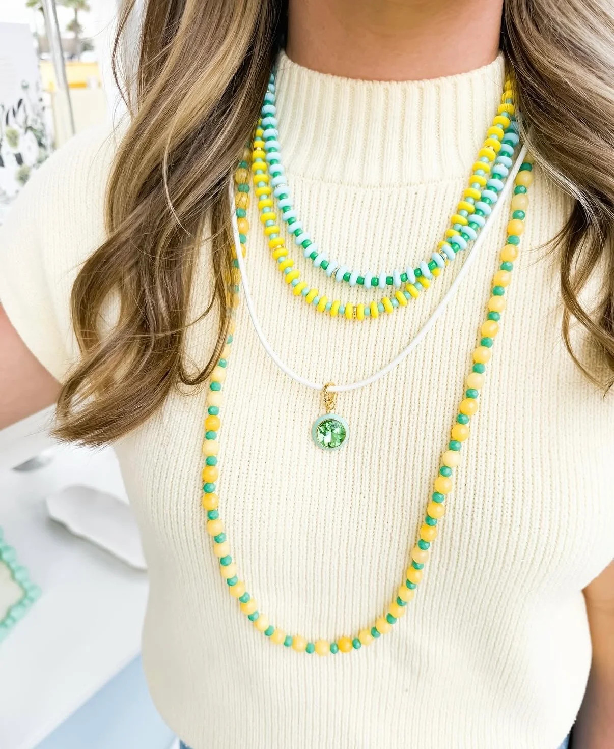 Luna Pendant Necklace - Turquoise Pendant | Smith and Co. Jewel Design