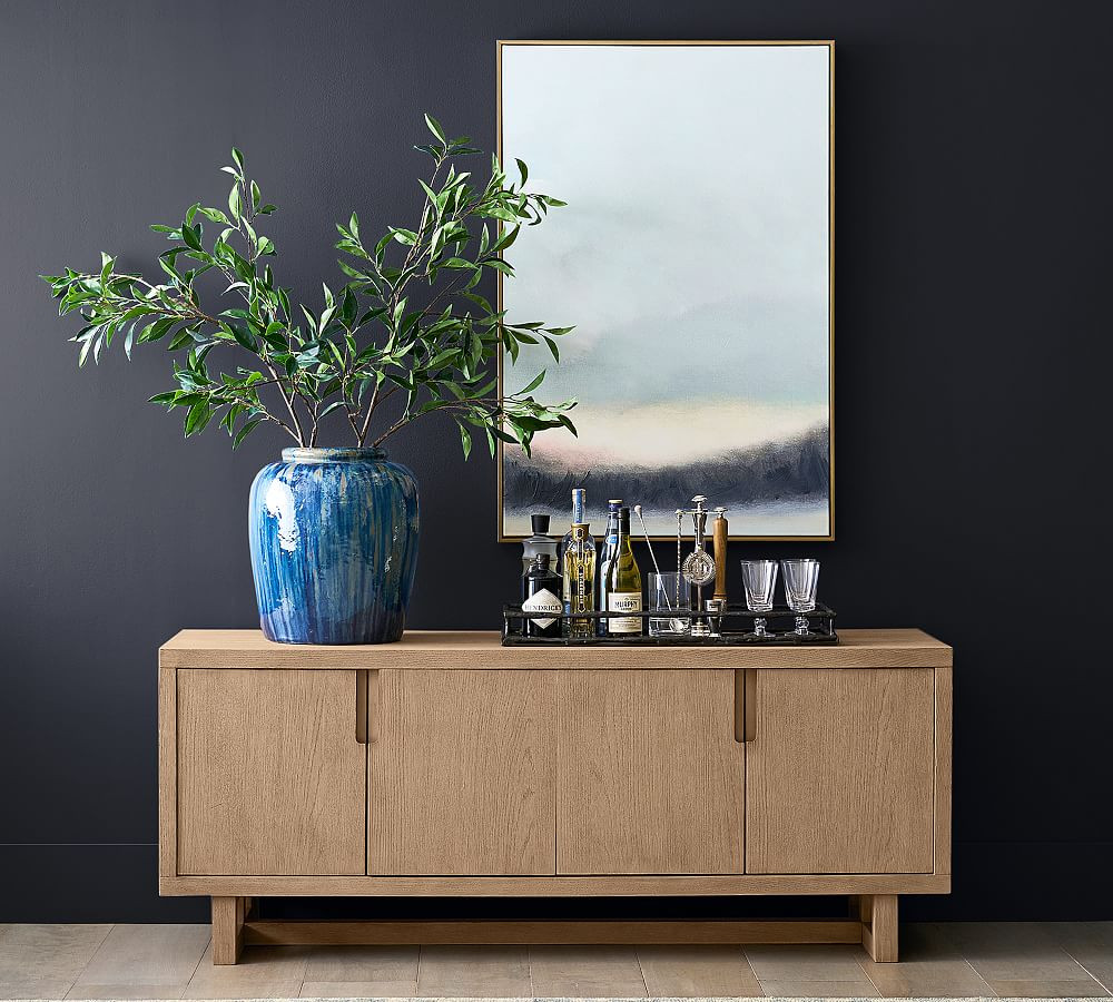 Faux Green Bay Leaf Branch | Pottery Barn (US)