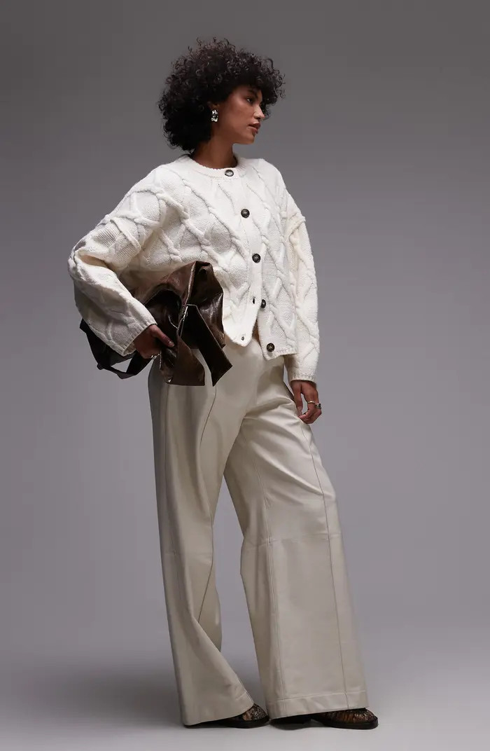 Diamond Knit Oversize Cardigan | Nordstrom