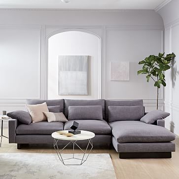 Harmony 2-Piece Chaise Sectional | West Elm (US)