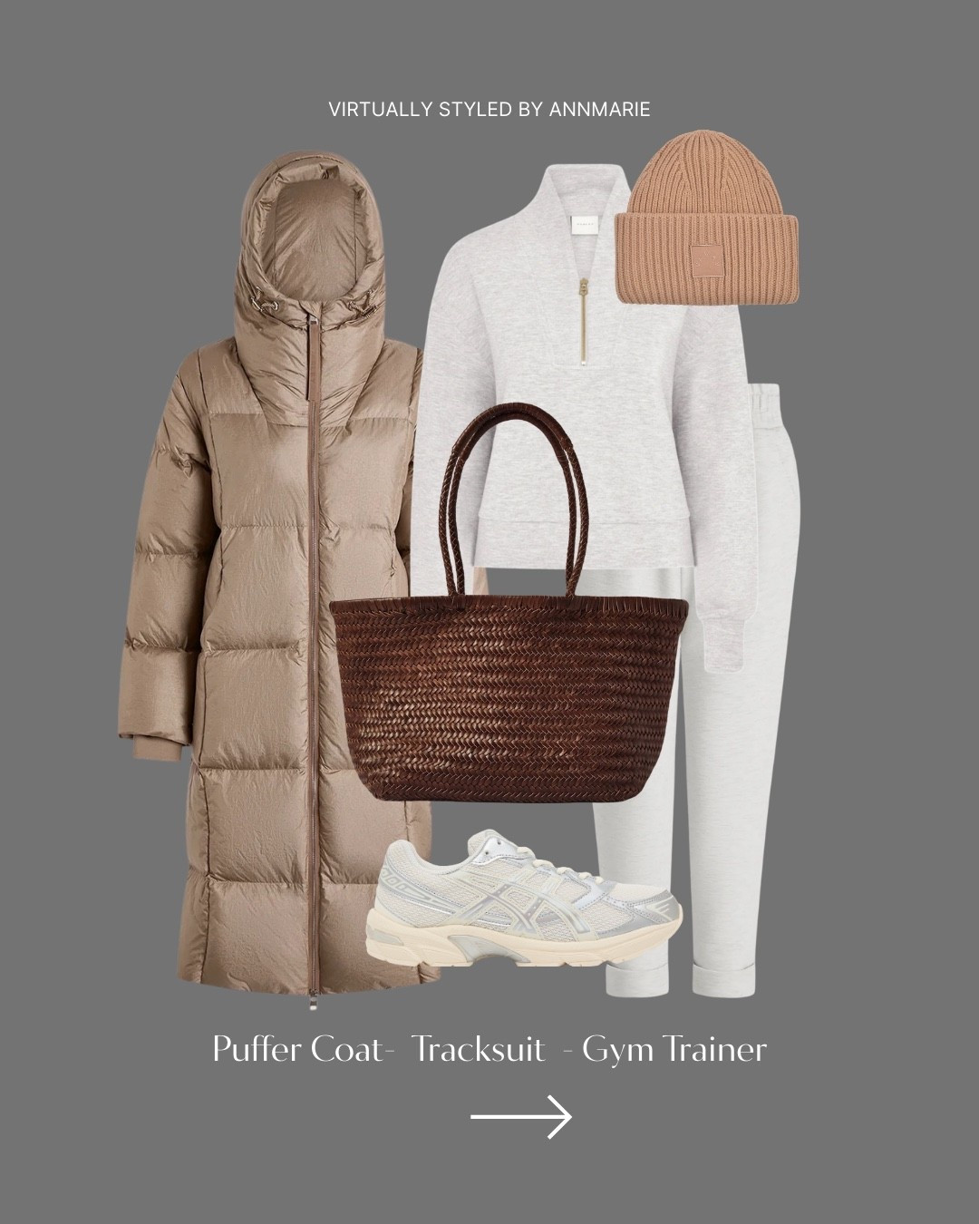 Ath leisure outfit with a tracksuit & puffer coat 

#LTKwinter #LTKstyletip